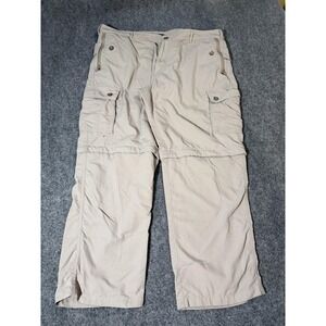Clothing Arts P^Cubed Pants Mens 38x30 Beige Pick Pocket Proof Cargo Travel
